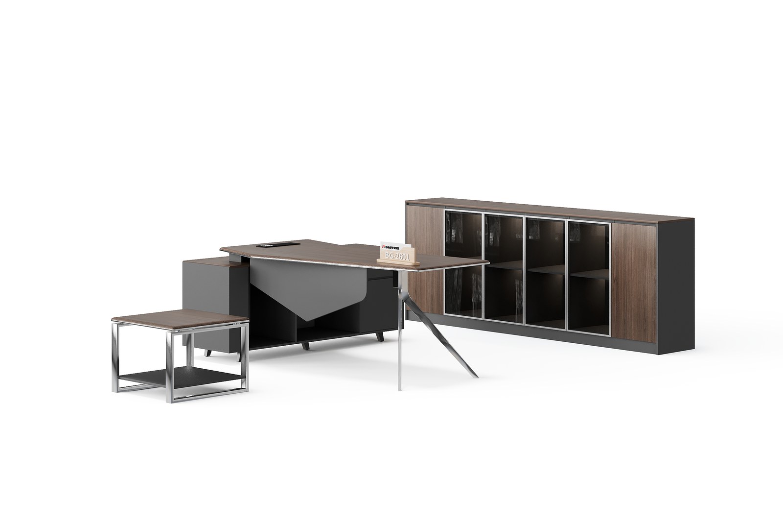 BG-2601LA-G17 Executive office desk from BG Office Furniture