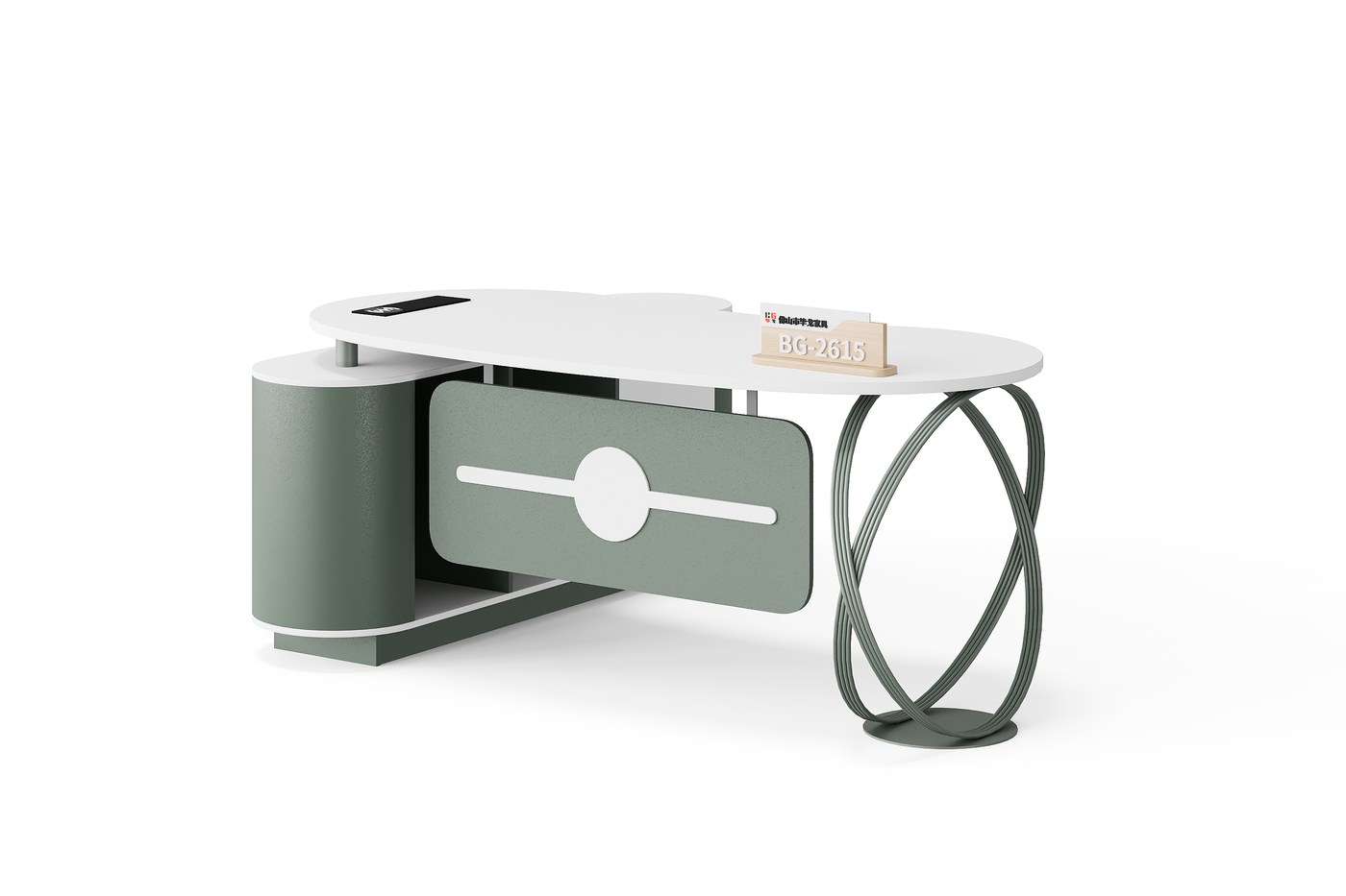 BG-2615L-Green 2026 new manager office desk supplier China for global office furniture distributors