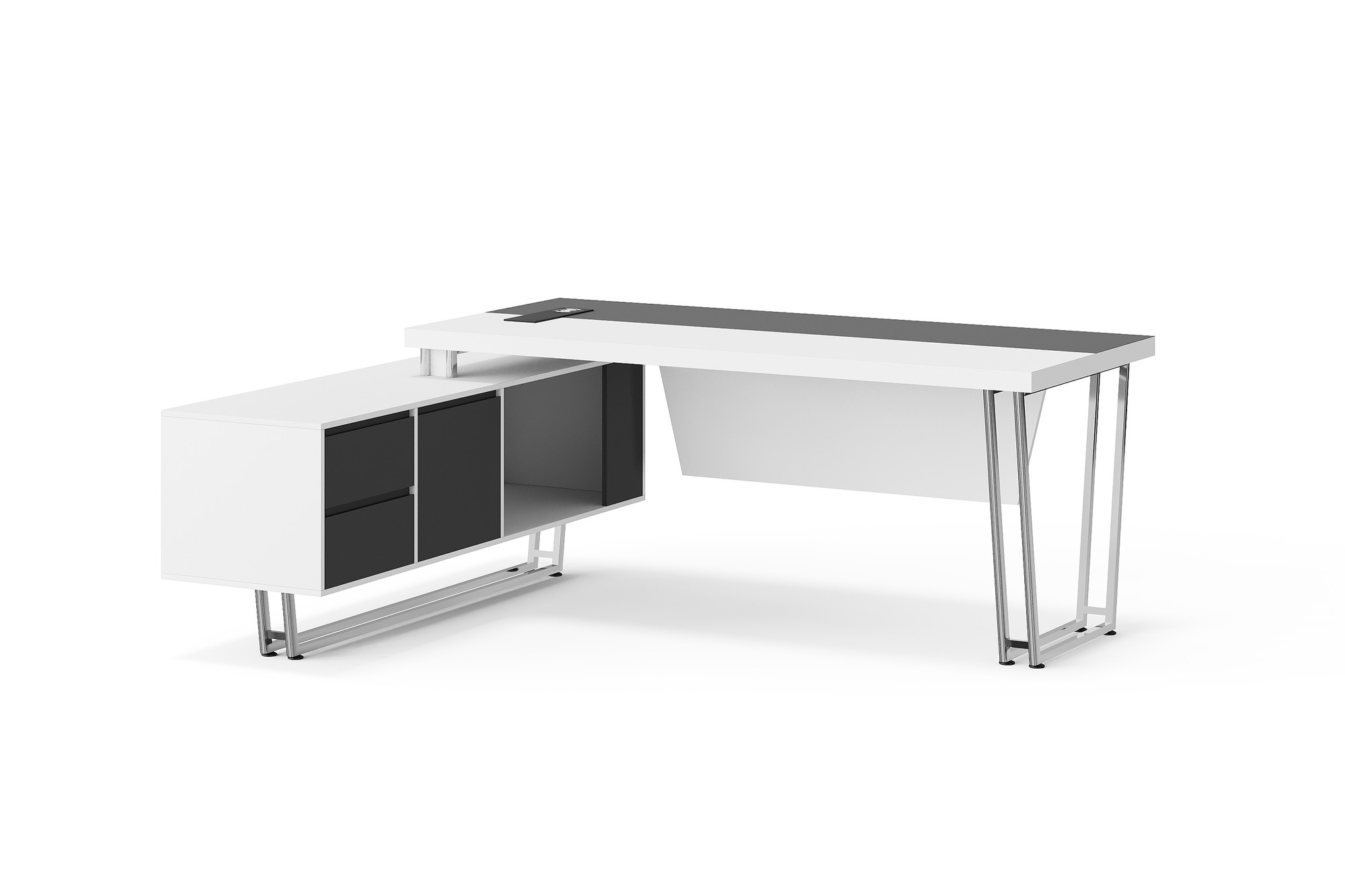 BG-2618L-White-F 2026 new manager office desk from BG Office Furniture