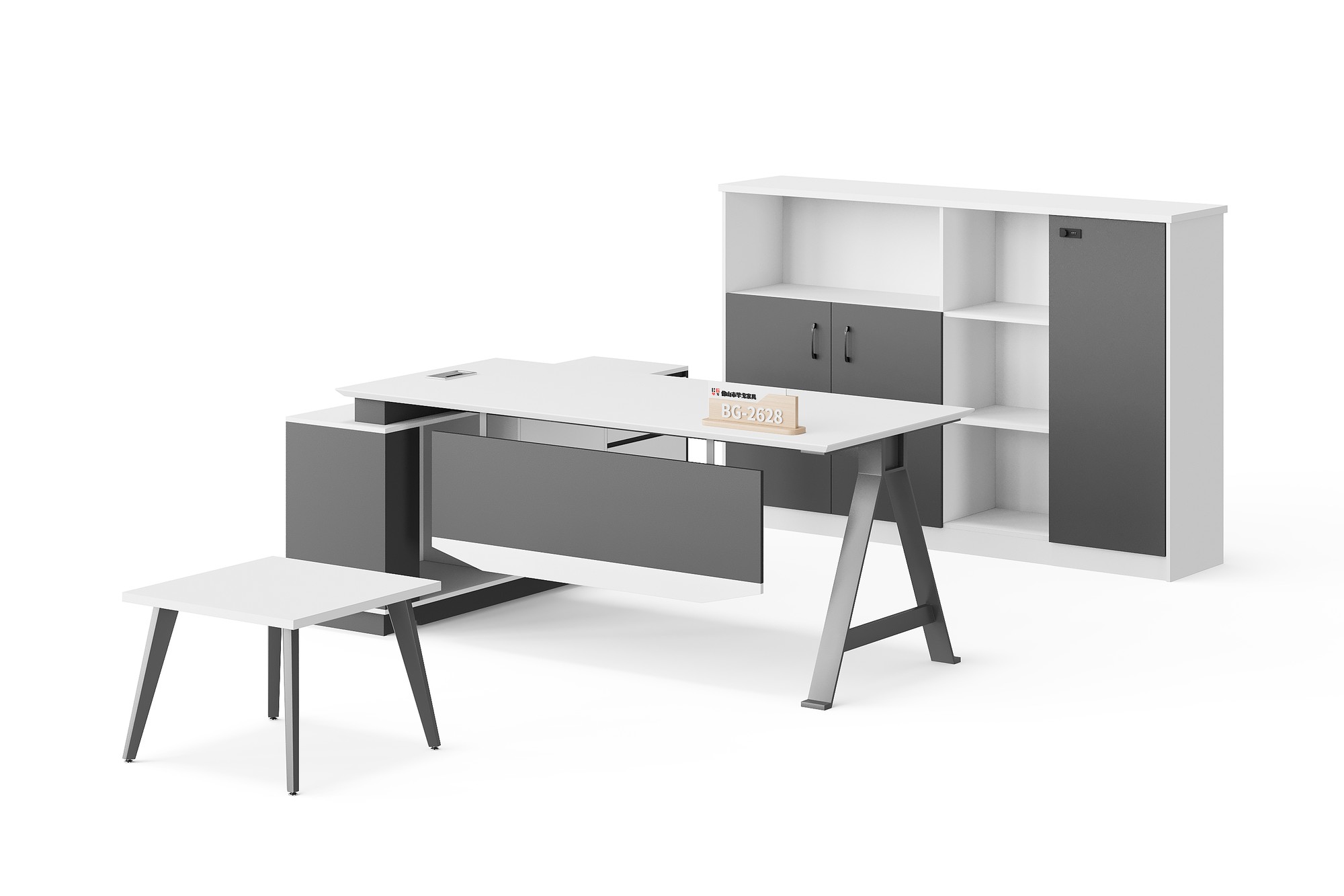 BG-2628LA-White 2026 new executive office desk from BG Office Furniture