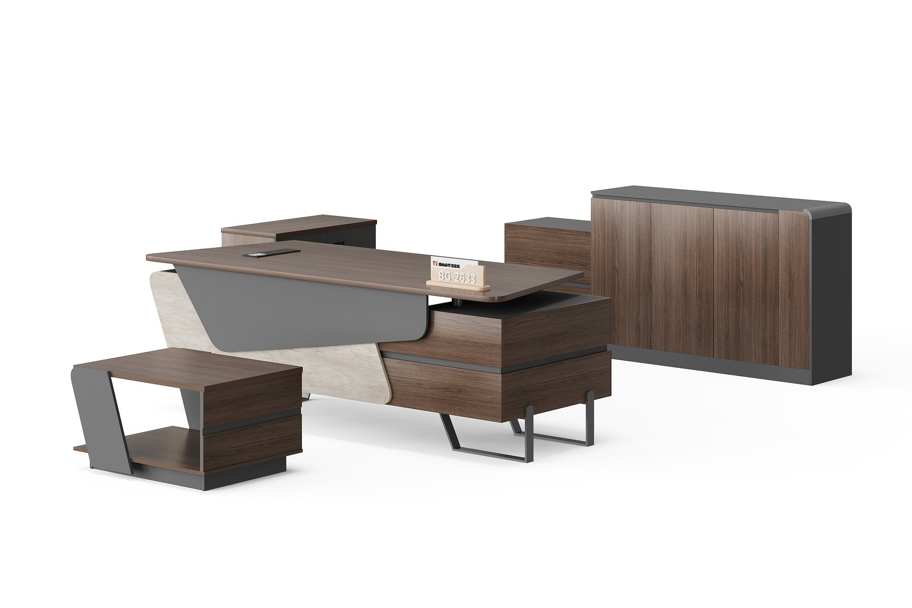 BG-2633A-G17 Executive Office Desk supplier from China for global office furniture projects