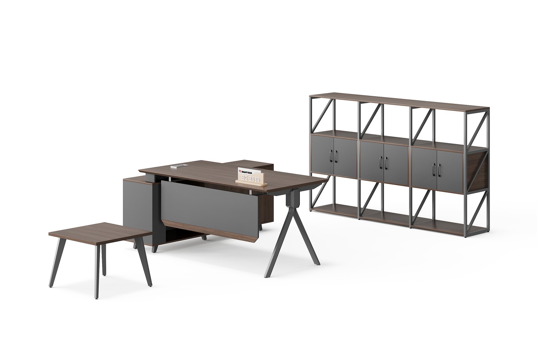 BG-2639LA-G17 2026 New Executive Office Desk with Storage for Global Projects