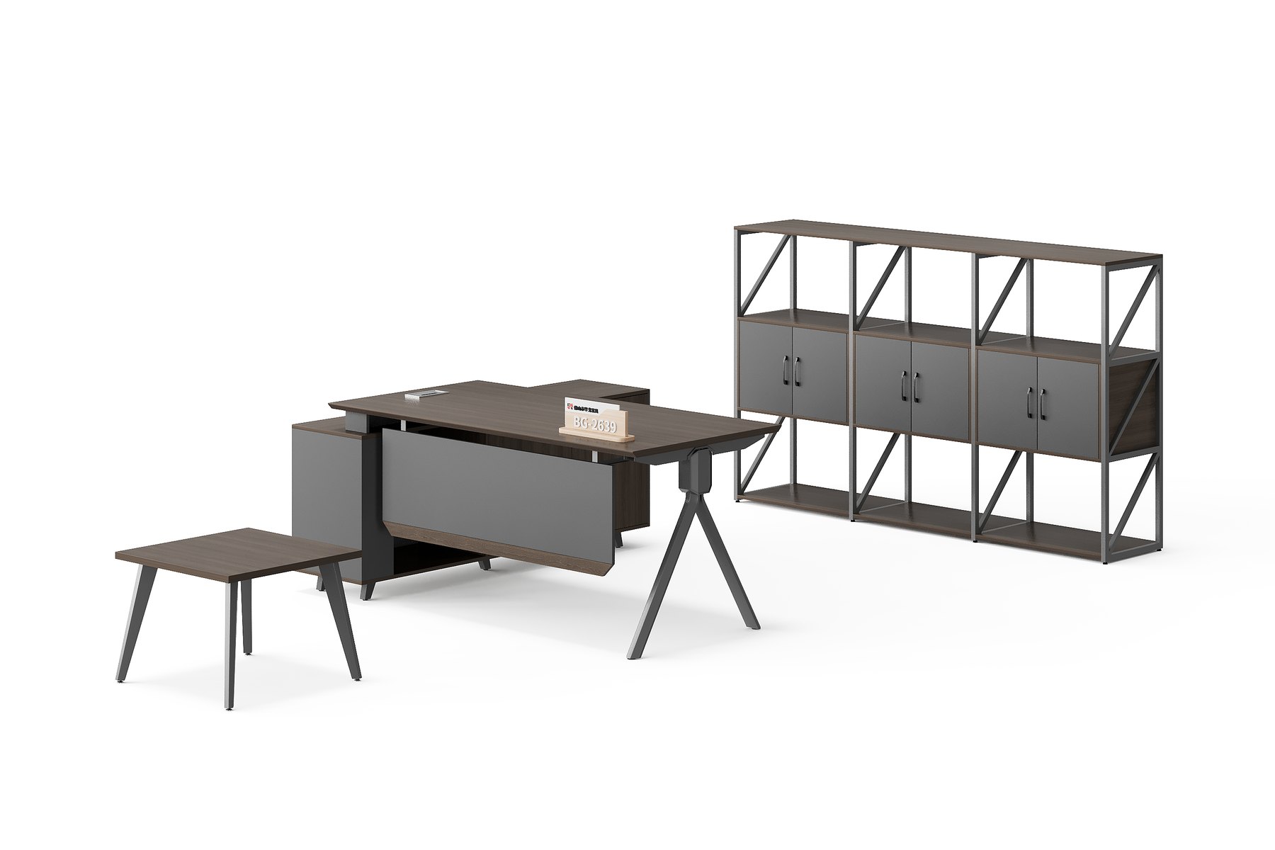 BG-2639LA-G28 2026 New Executive Office Desk with Storage for Global Projects