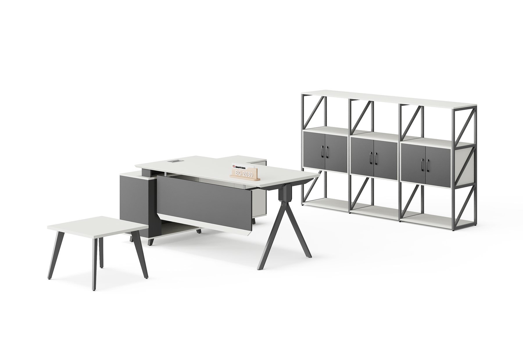 BG-2639LA-White executive office desk supplier China