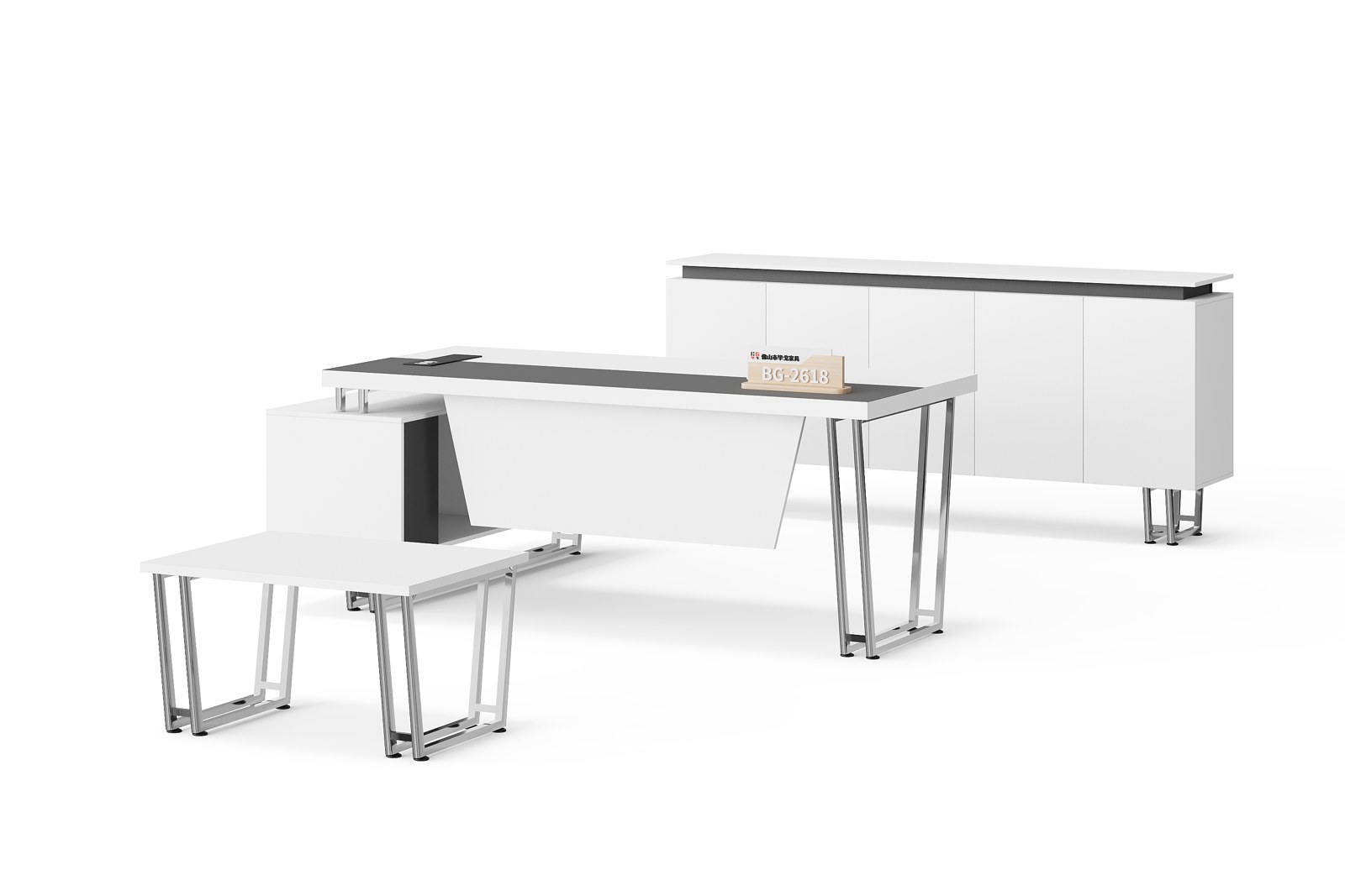 BG-2618LA-White White Executive Office Desk supplier China