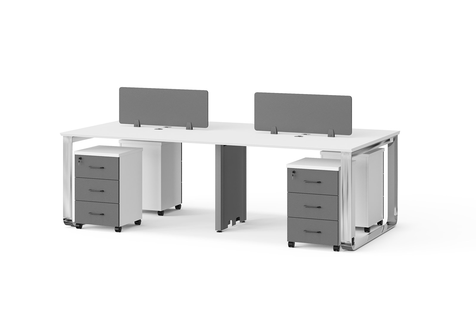 BG-2621W4-White White Four Person Workstation supplier China
