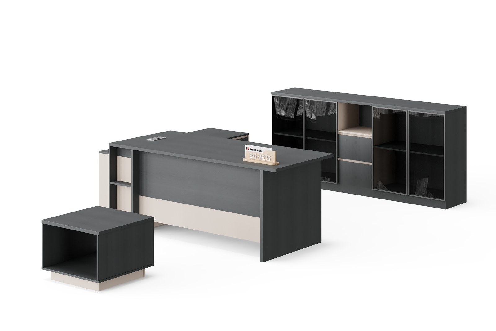BG-2625LA-G21 Executive Desk and Cabinet Set supplier China