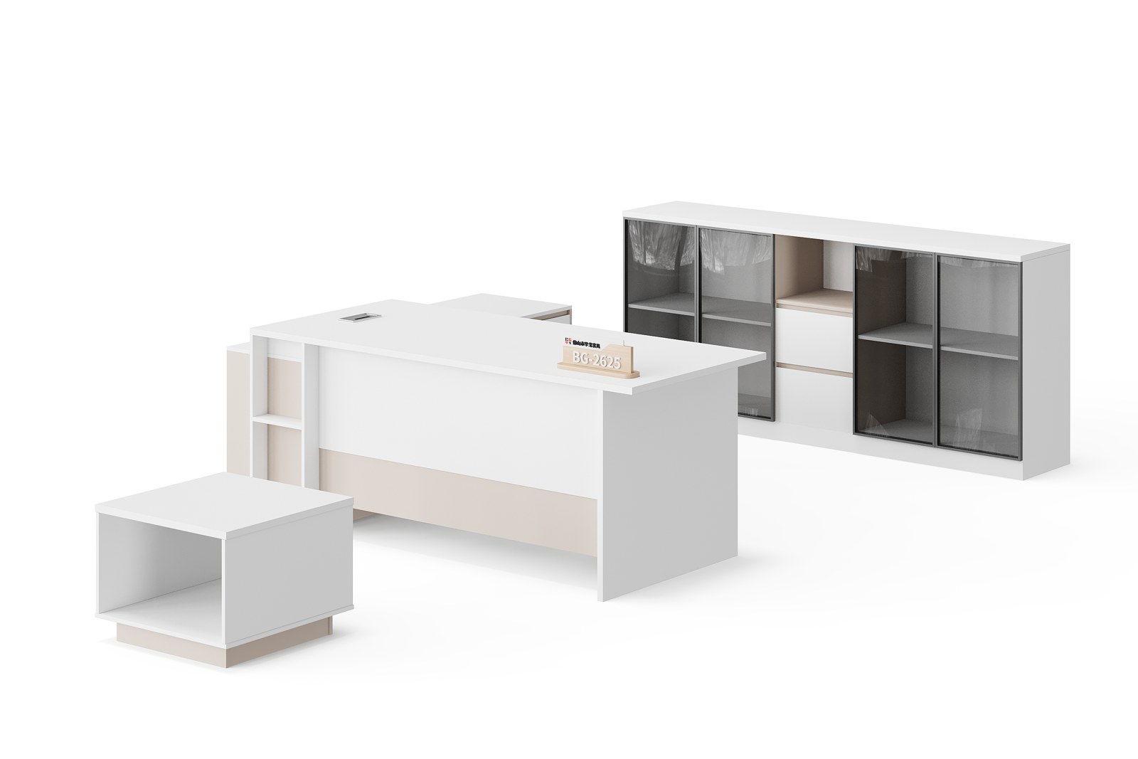 BG-2625LA-White White Executive Desk Set supplier China