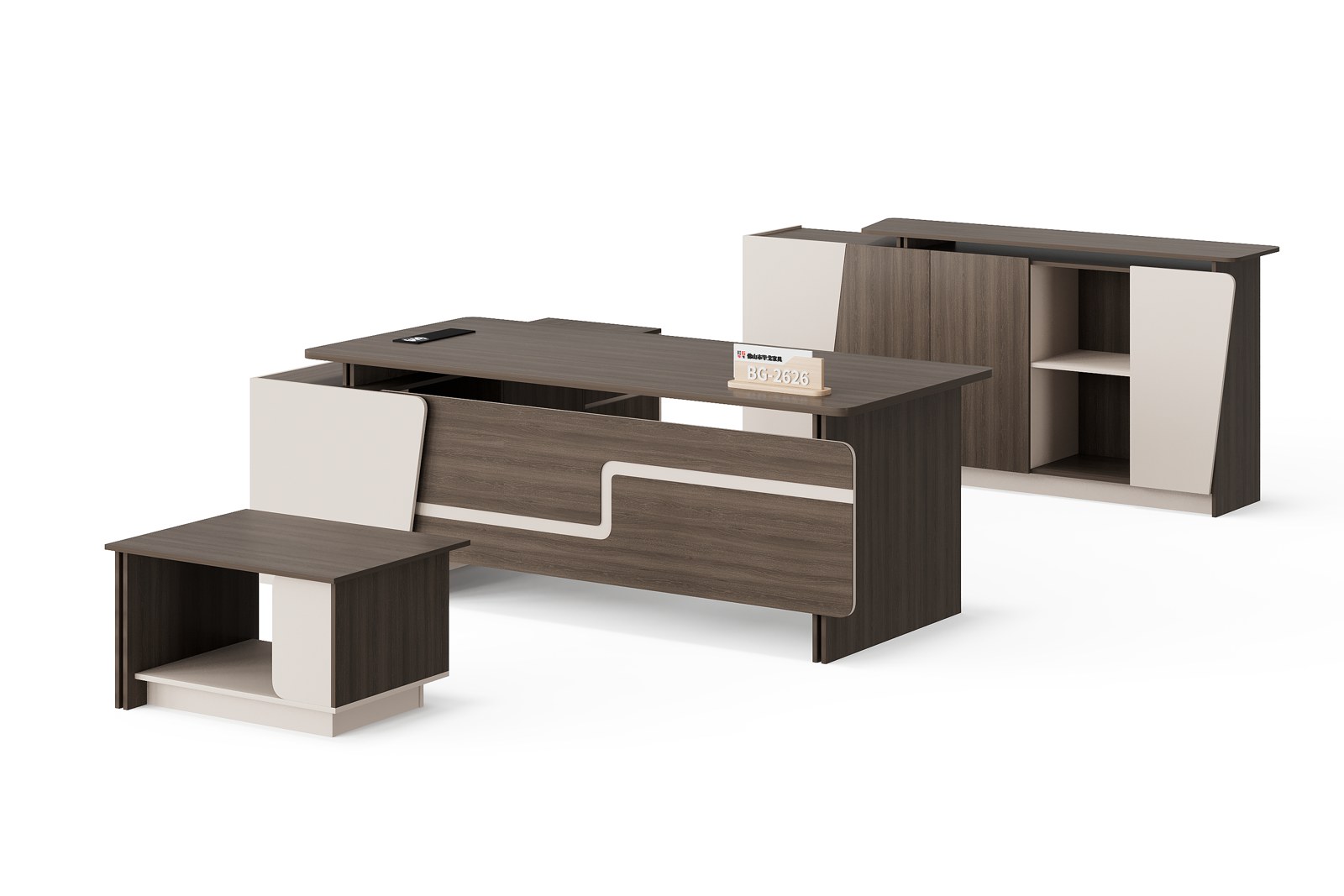 BG-2626LA-G28 Executive Desk and Cabinet Set supplier China