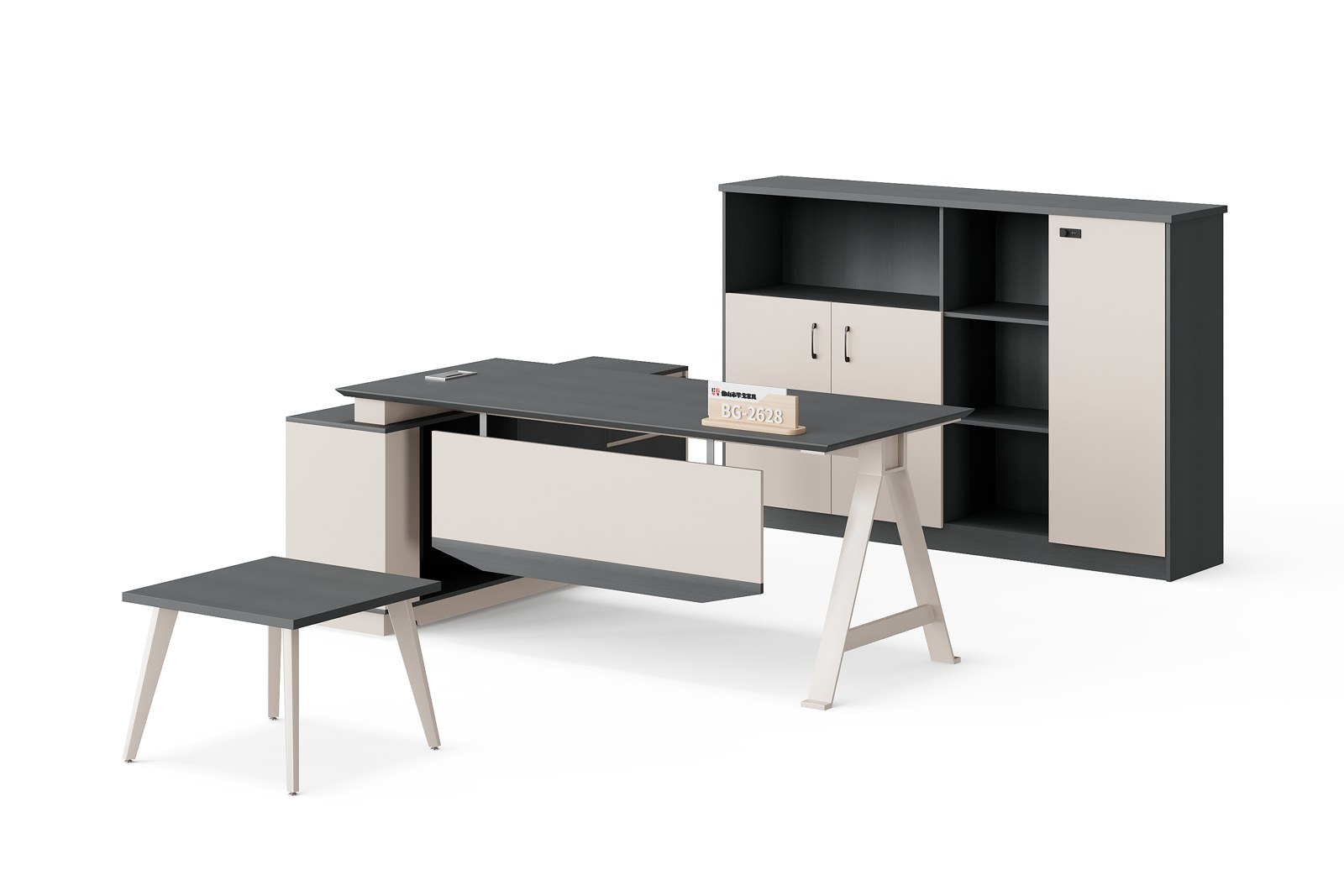 BG-2628LA-G21 Executive Desk with Storage Cabinet supplier China