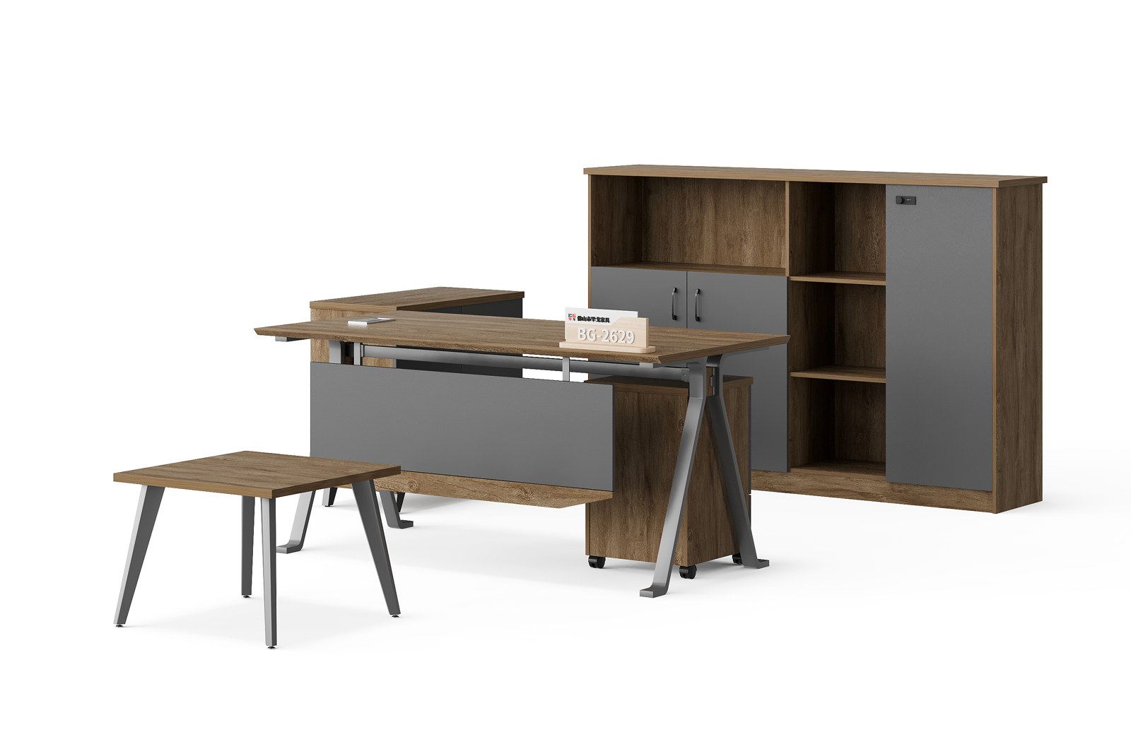 BG-2629A-B4 Manager Desk with Cabinet supplier China