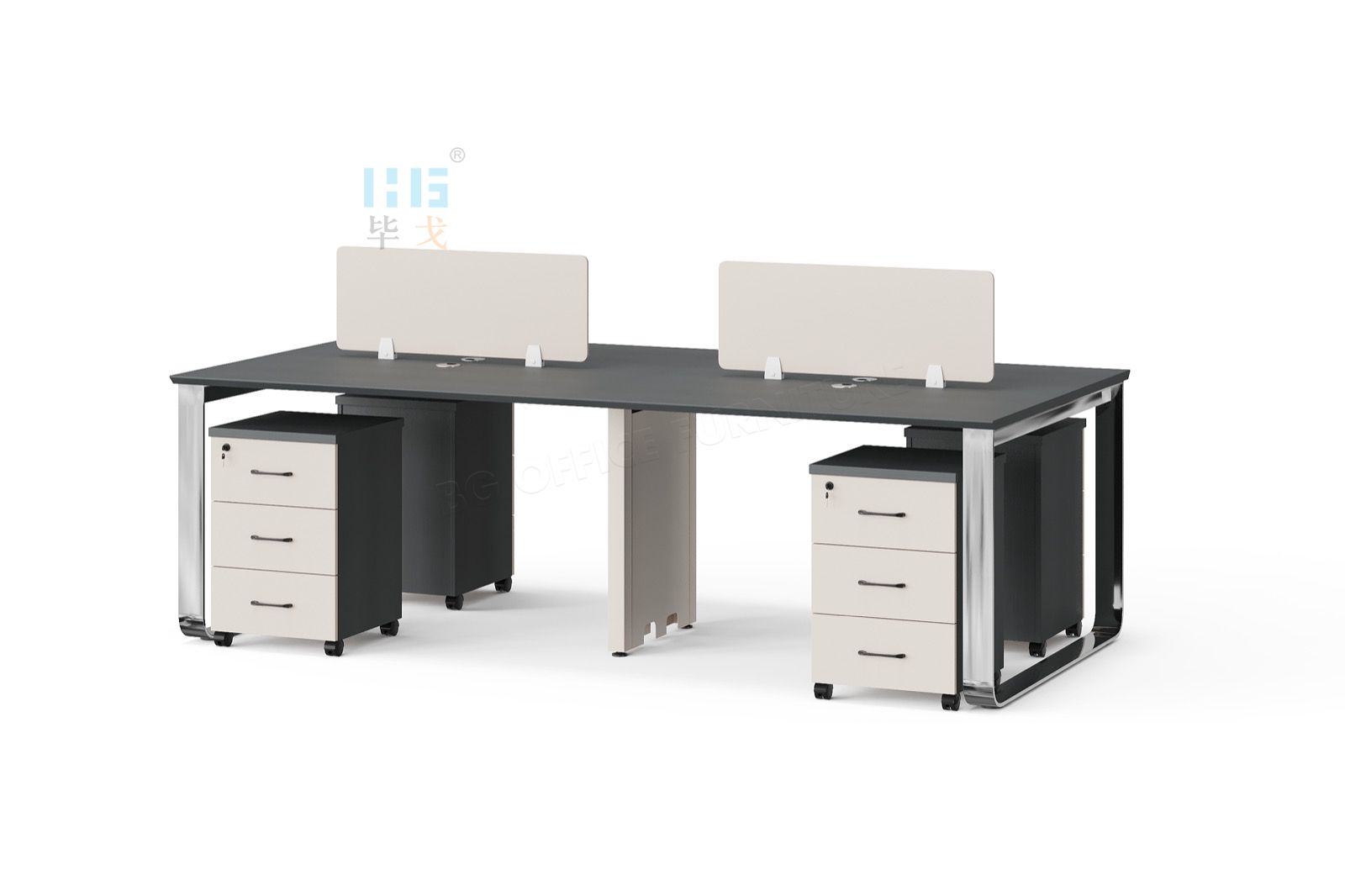 BG-2621W4-G21 2026 New 4 person office workstation for Africa