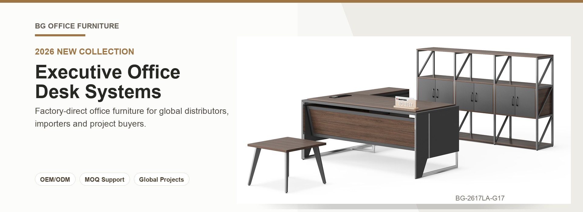 2026 New Executive Office Desk for Global Projects