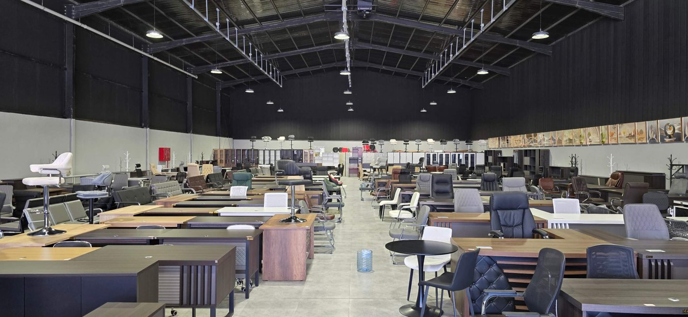 Iraq office furniture distributor showroom supplied by BG Office Furniture