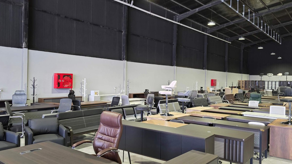 BG Office Furniture showroom display for global distributors