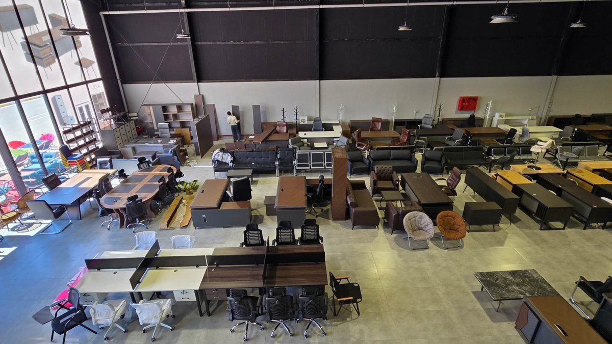 BG Office Furniture showroom display plan for importers