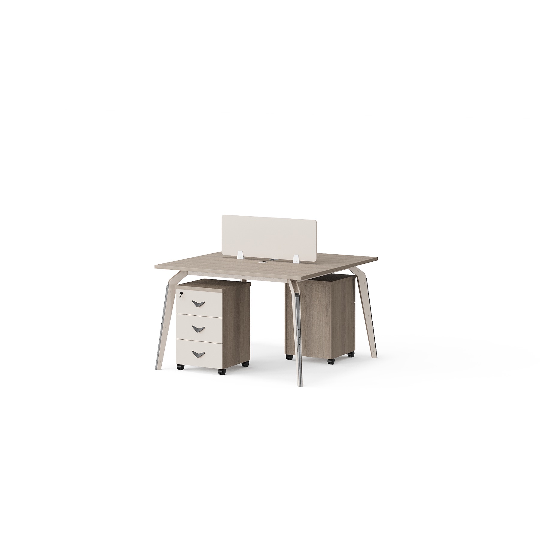 BG-2502W2-G2 Two-Person Office Workstation supplier China for global project buyers