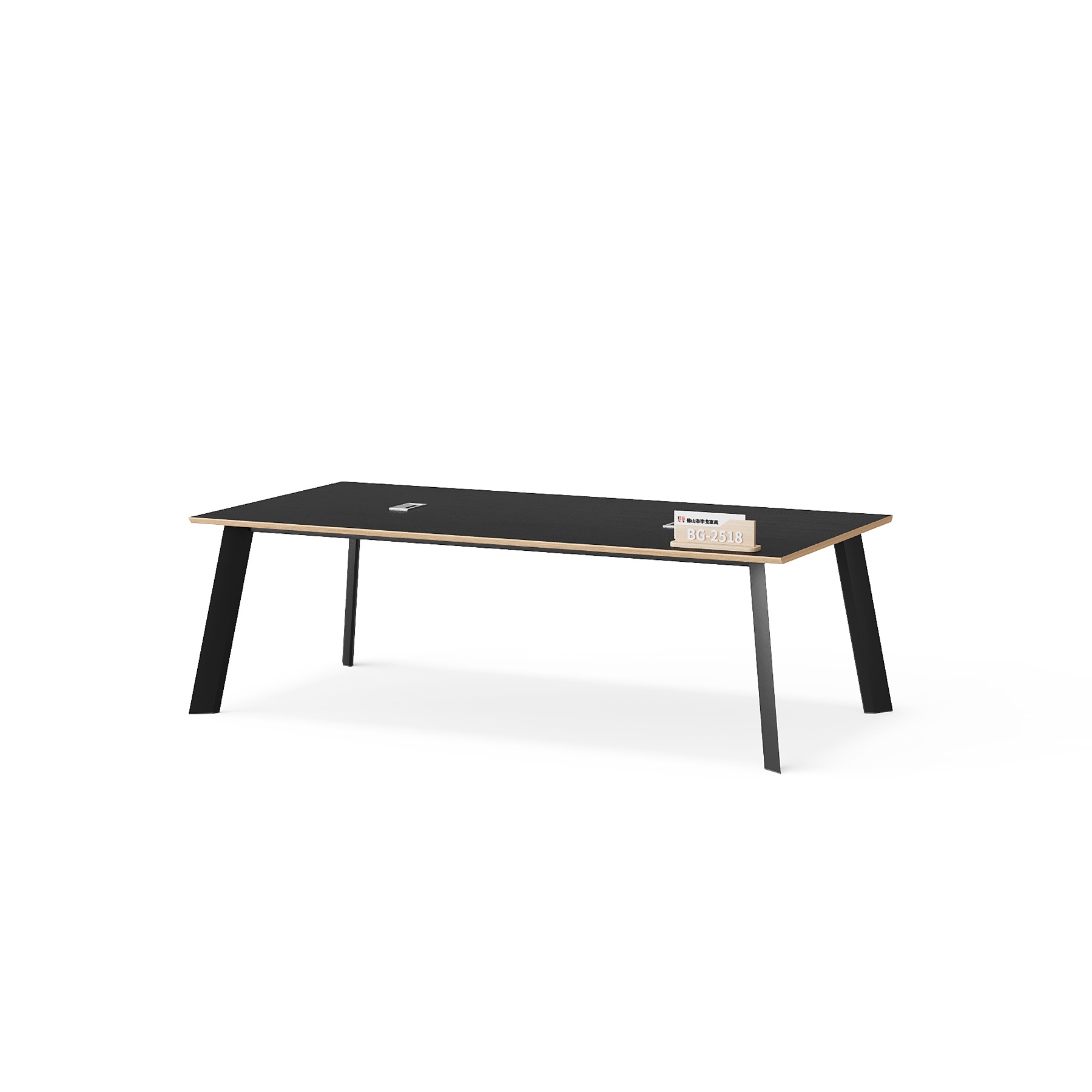 BG-2518MT20-Black Rectangular Office Meeting Table supplier China for global project buyers