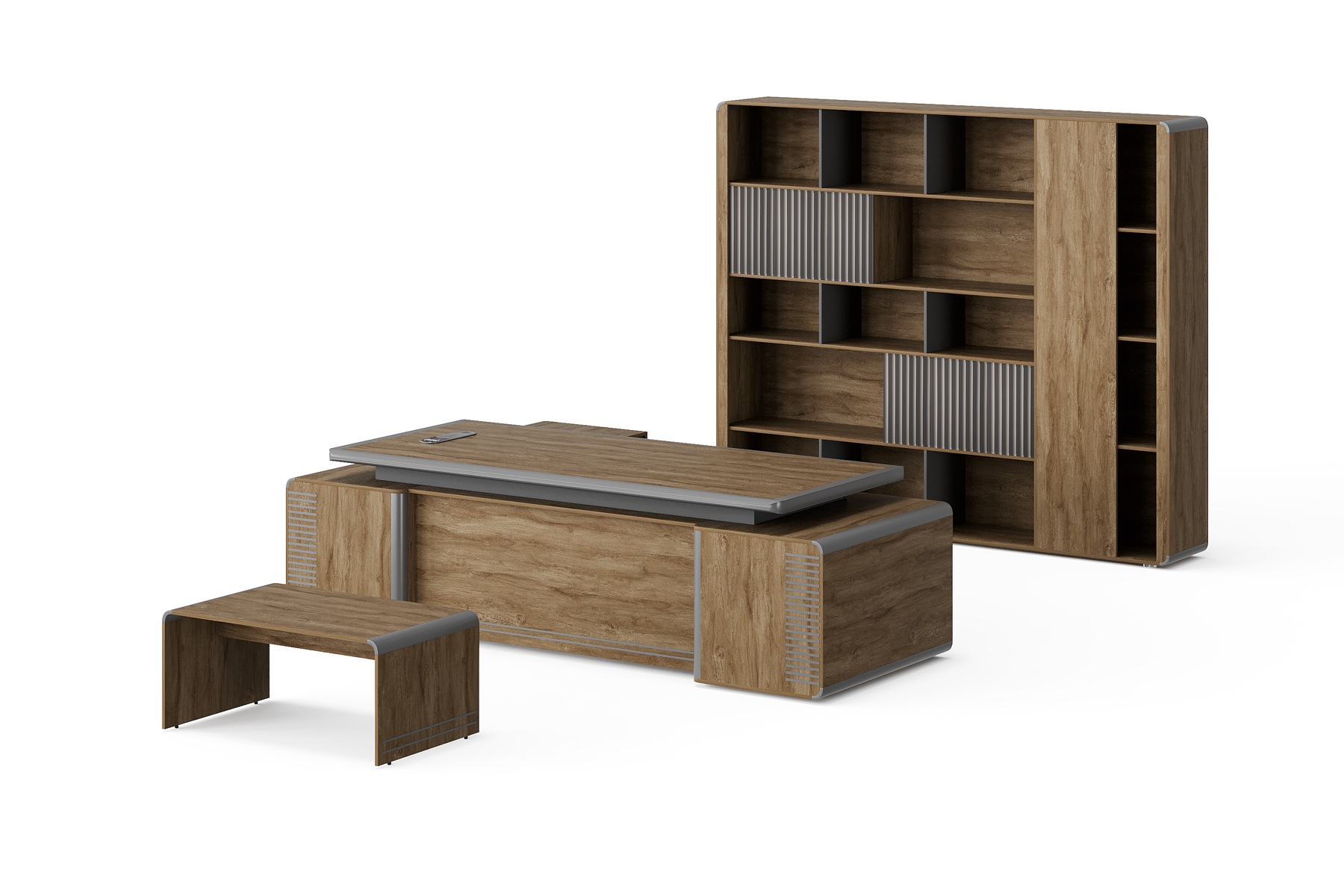 BG-2568LA-B4 Executive Desk with Display Storage supplier China for global project buyers