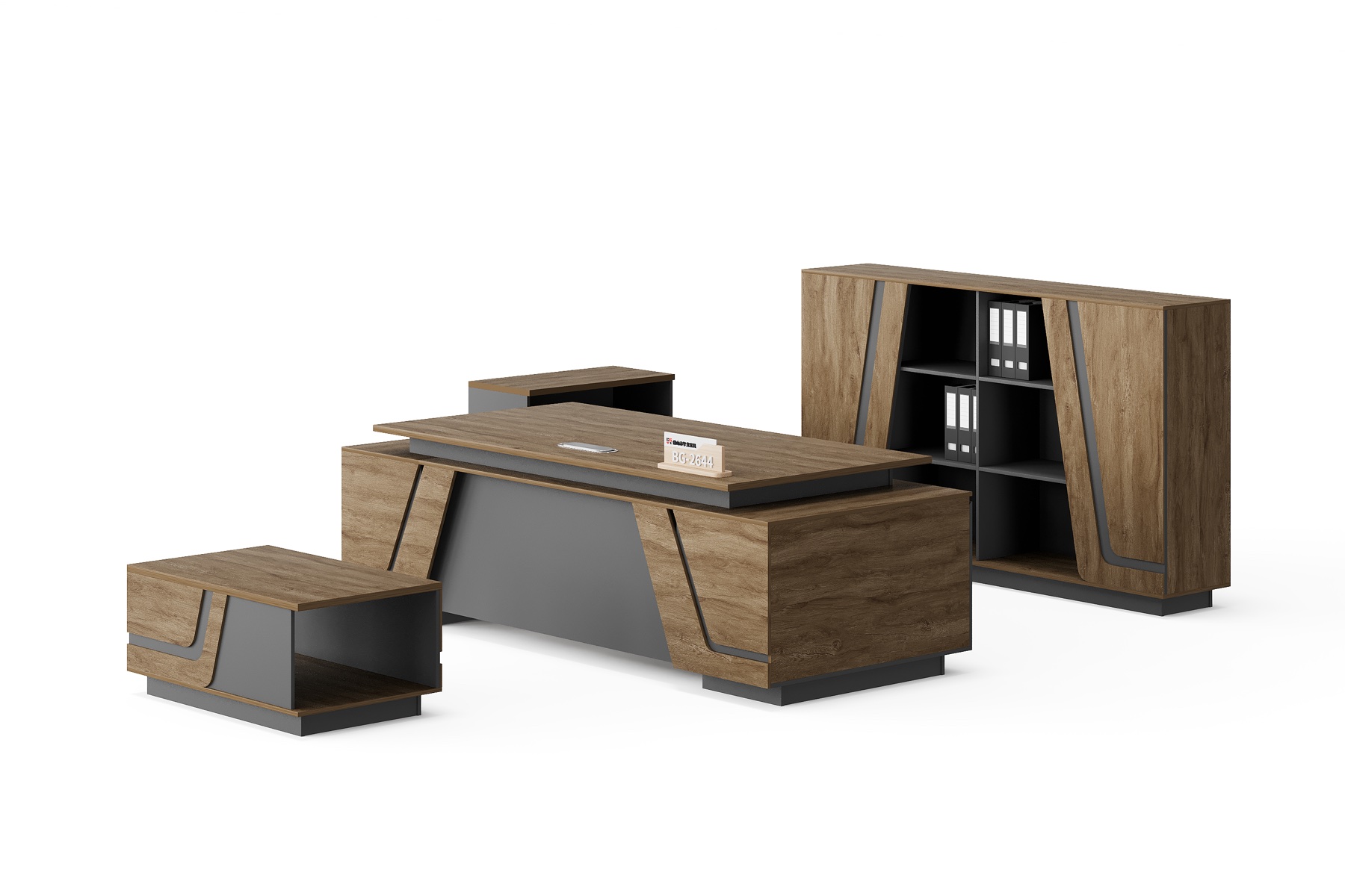 BG-2644LA-B4 Executive Office Desk and Cabinet Set supplier China for global project buyers