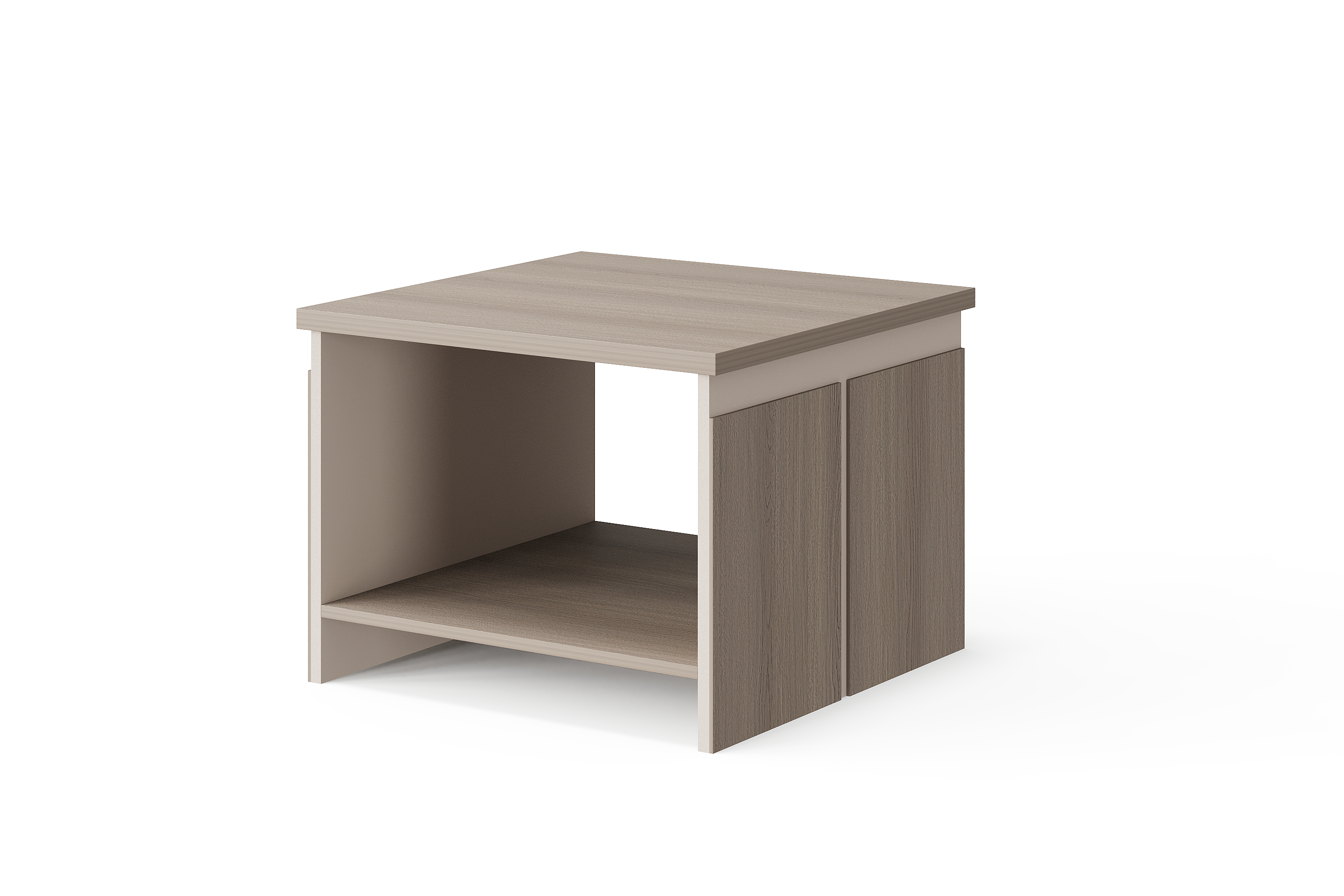 BG-2613T-G2 Square Office Coffee Table with Shelf for Global Buyers