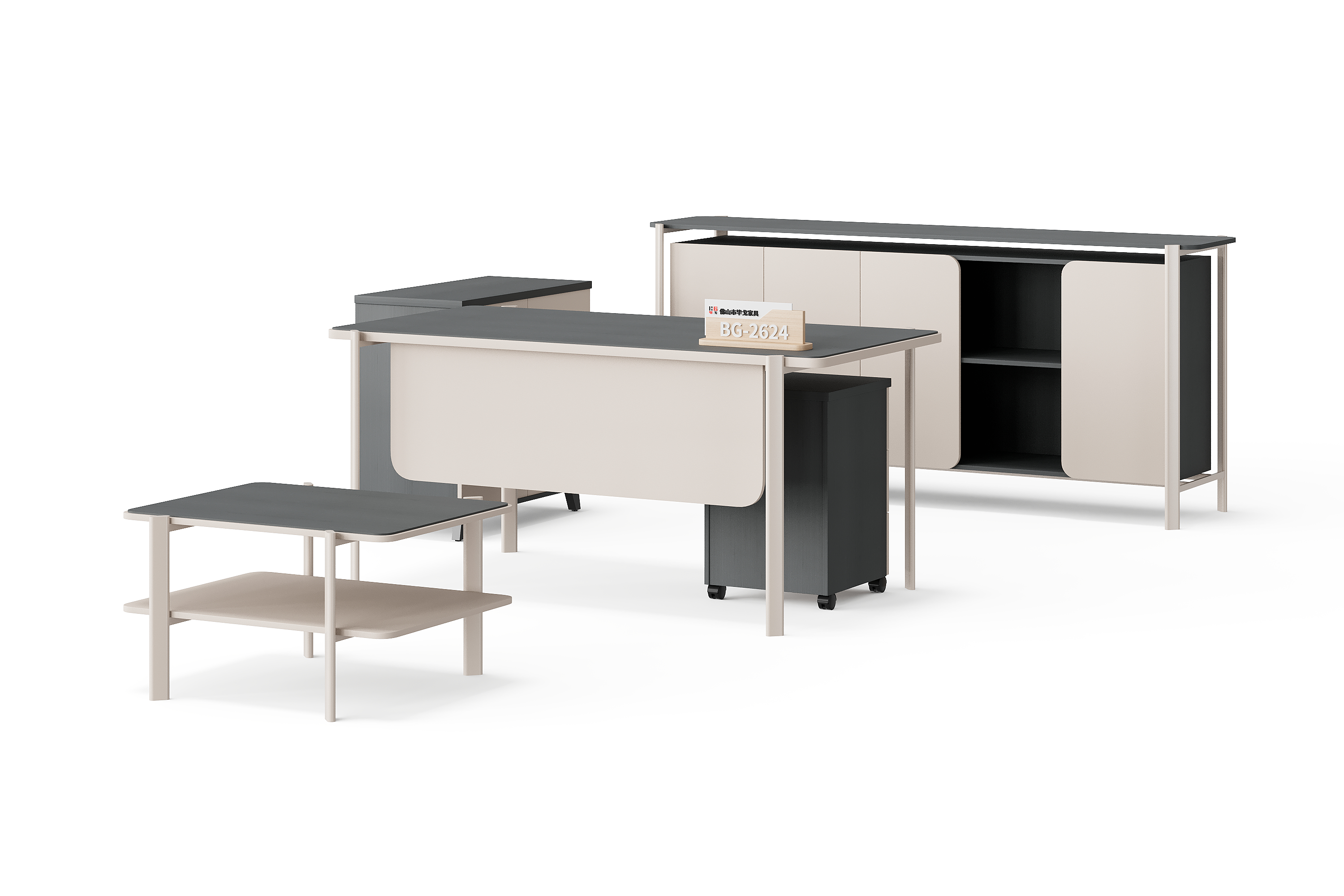 BG-2624A-G21 Manager Office Desk and Storage Set for Global Buyers
