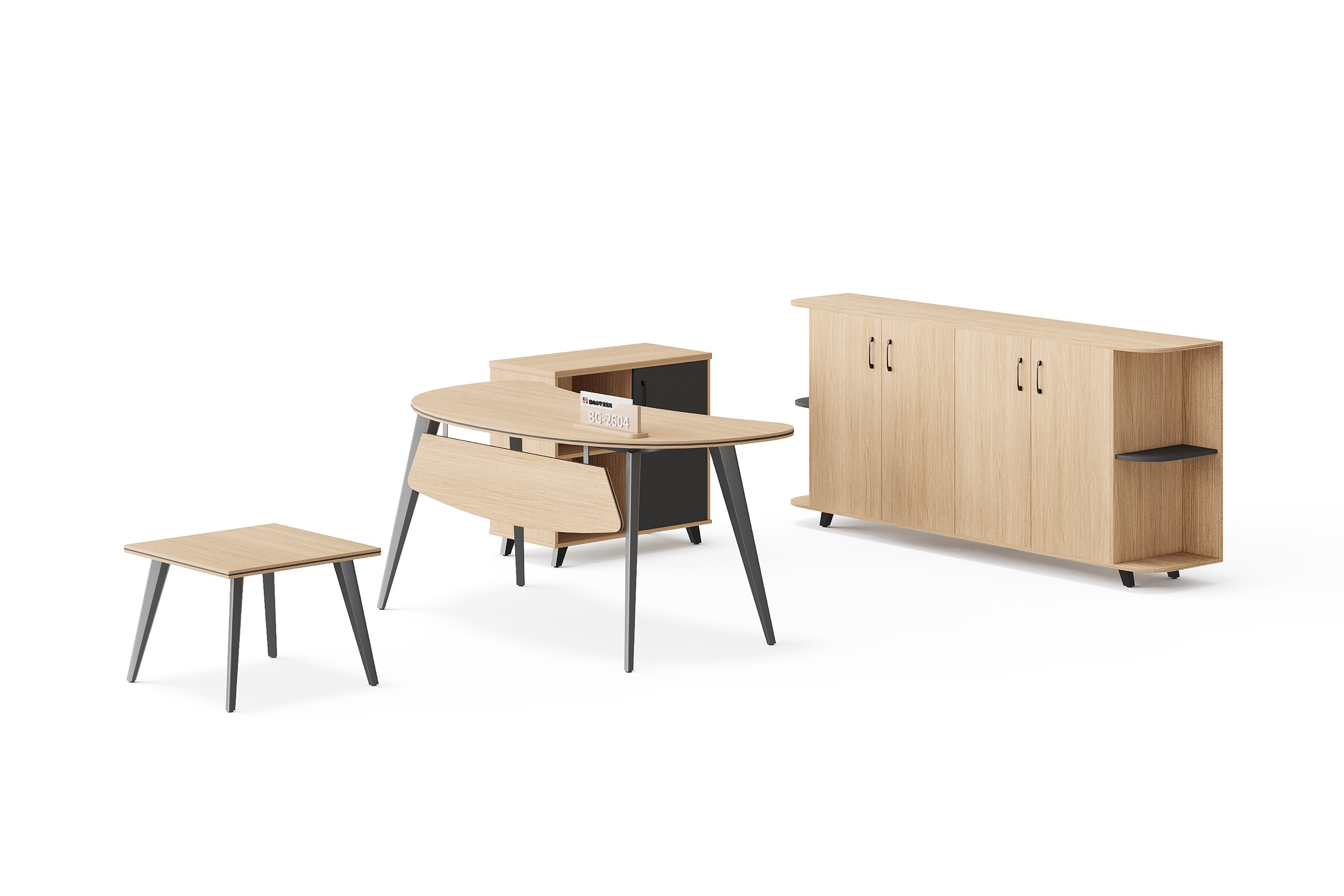 BG-2604A-B3 Executive Desk and Office Storage Set supplier China for global project buyers