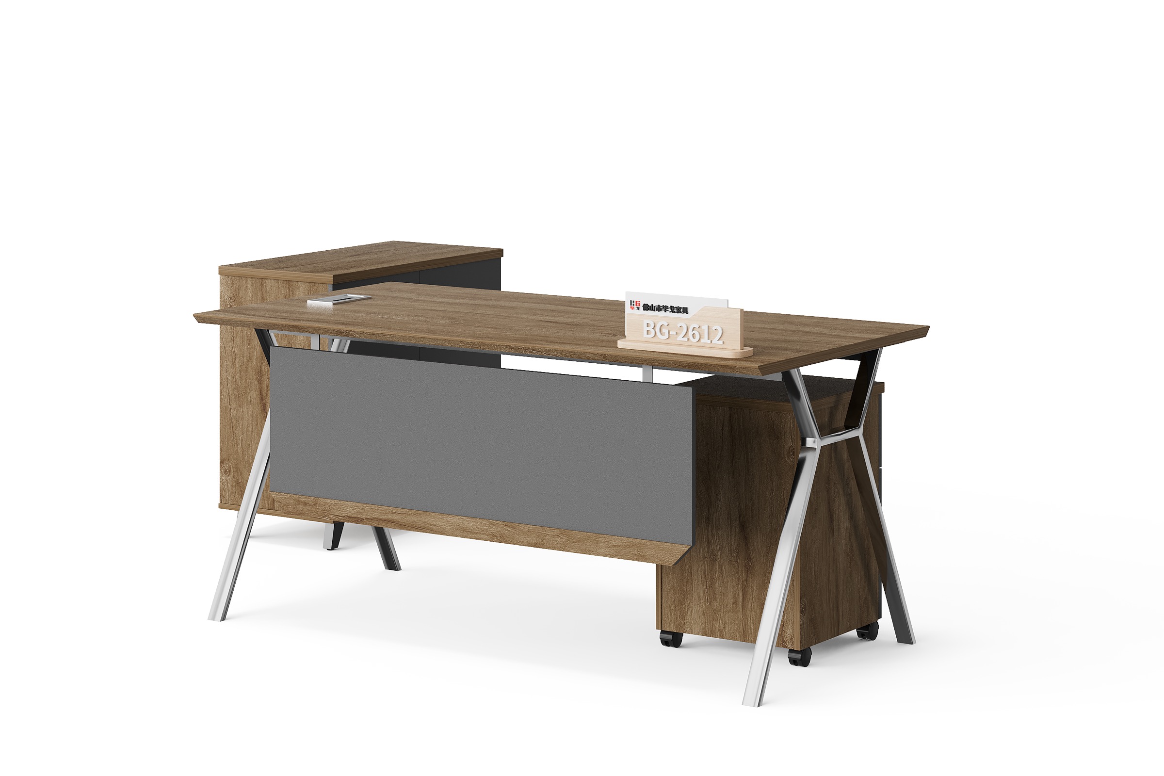 BG-2612-B4 2026 New Executive Office Desk with Angled Frame for Global Buyers