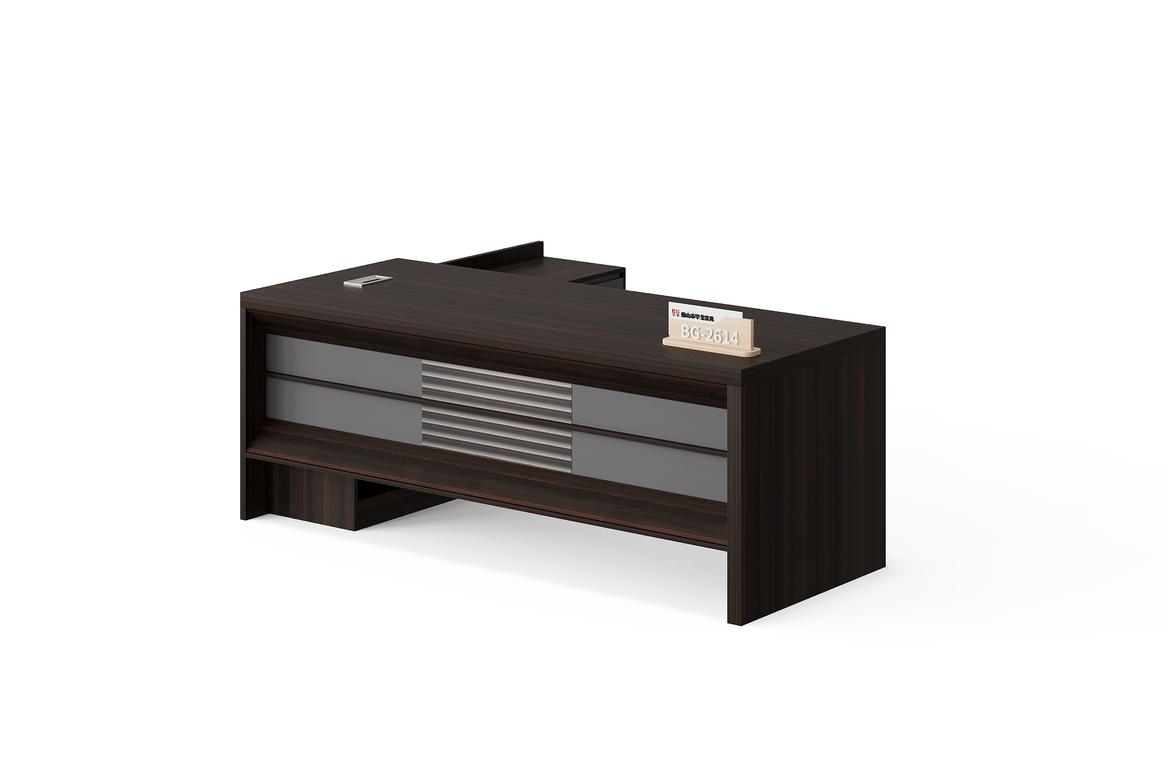 BG-2614L-B13 Manager Office Desk with Layered Front Detail supplier China for global project buyers