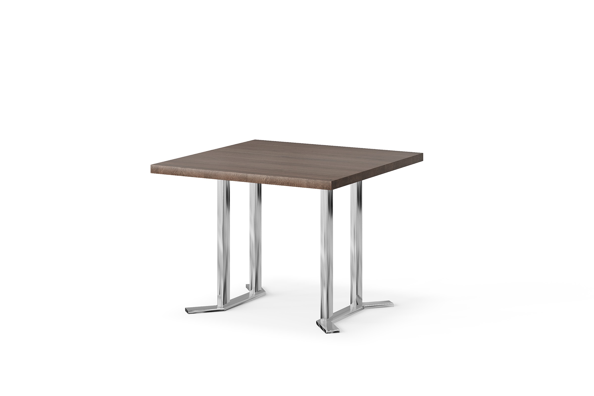 BG-2616T-G17 2026 New Square Office Side Table with Polished Supports for Global Buyers