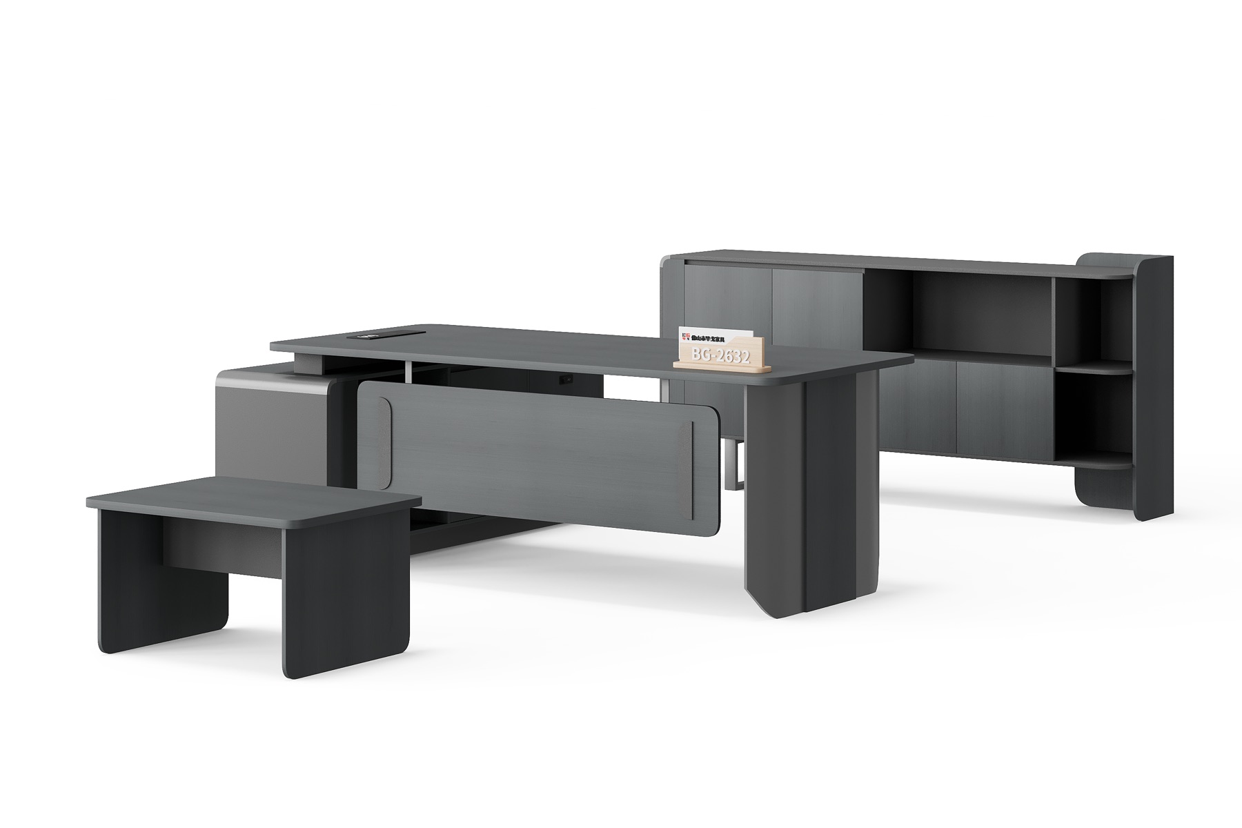 BG-2632LA-G21 2026 New Executive Desk, Side Table and Storage Cabinet Set for Global Buyers