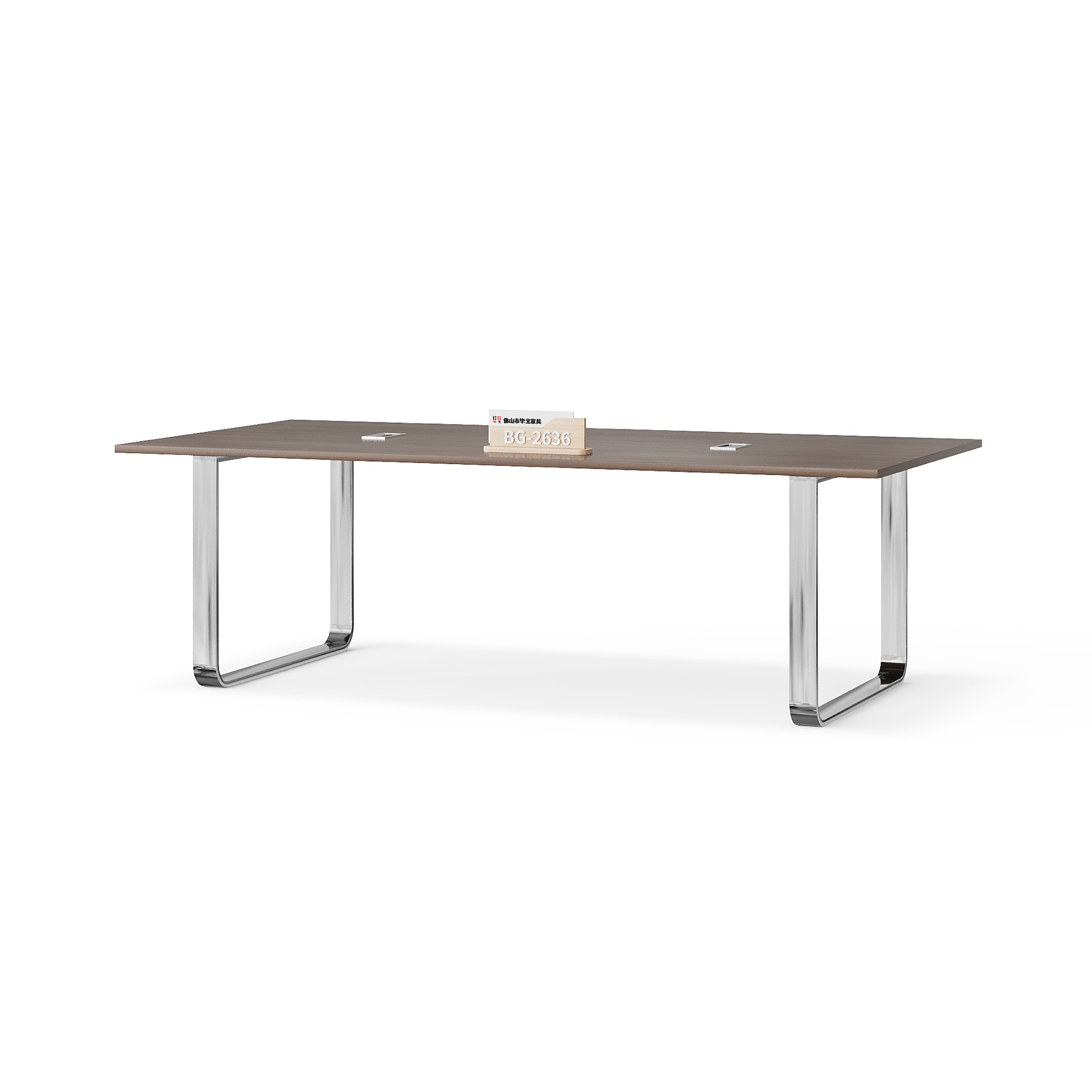 BG-2636MT24-G17 2026 New Rectangular Conference Table with Loop Bases for Global Buyers