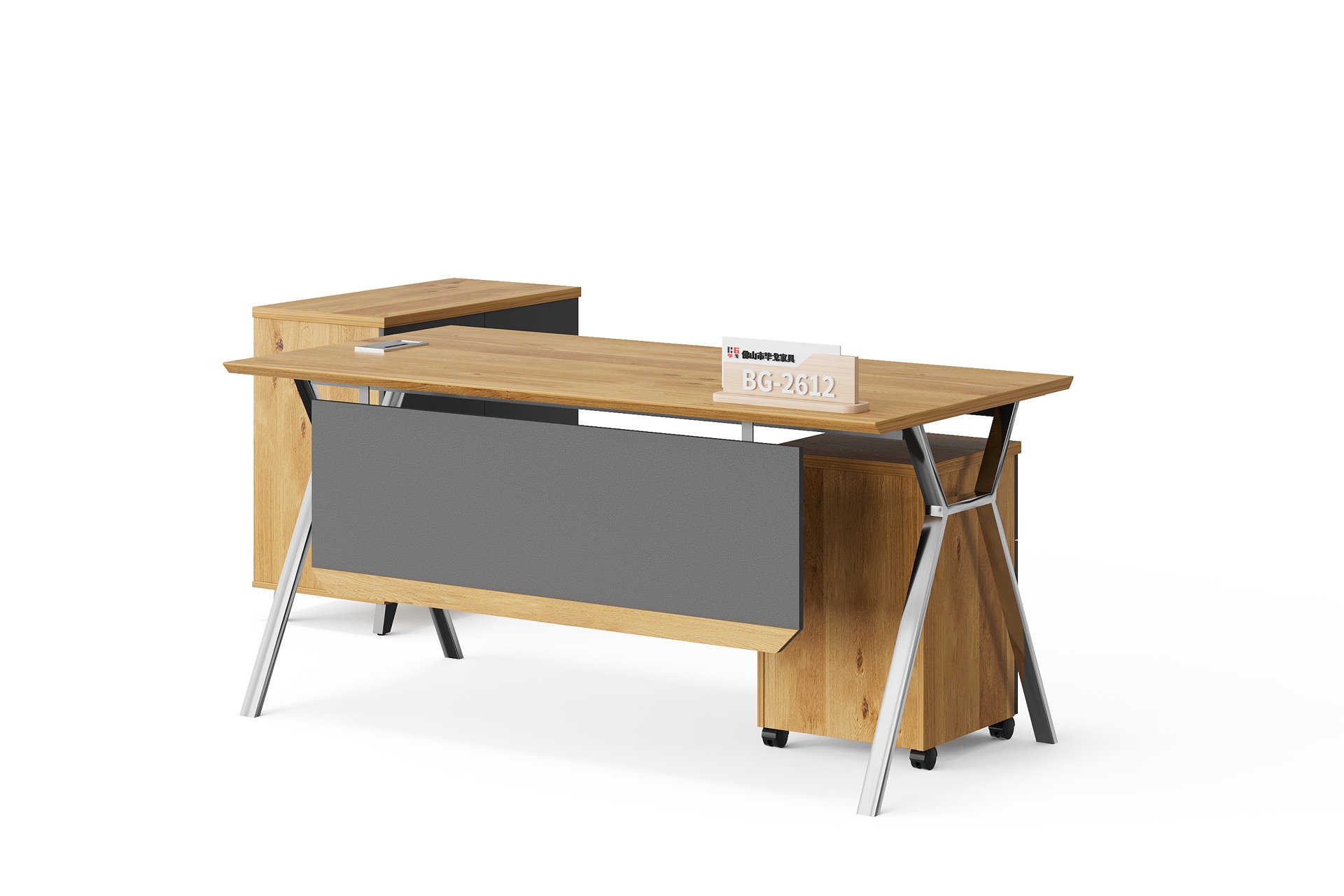 BG-2612-G3 2026 New Executive Desk with Mobile Pedestal and Side Storage for Global Buyers